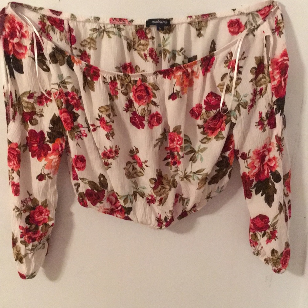 Floral crop top